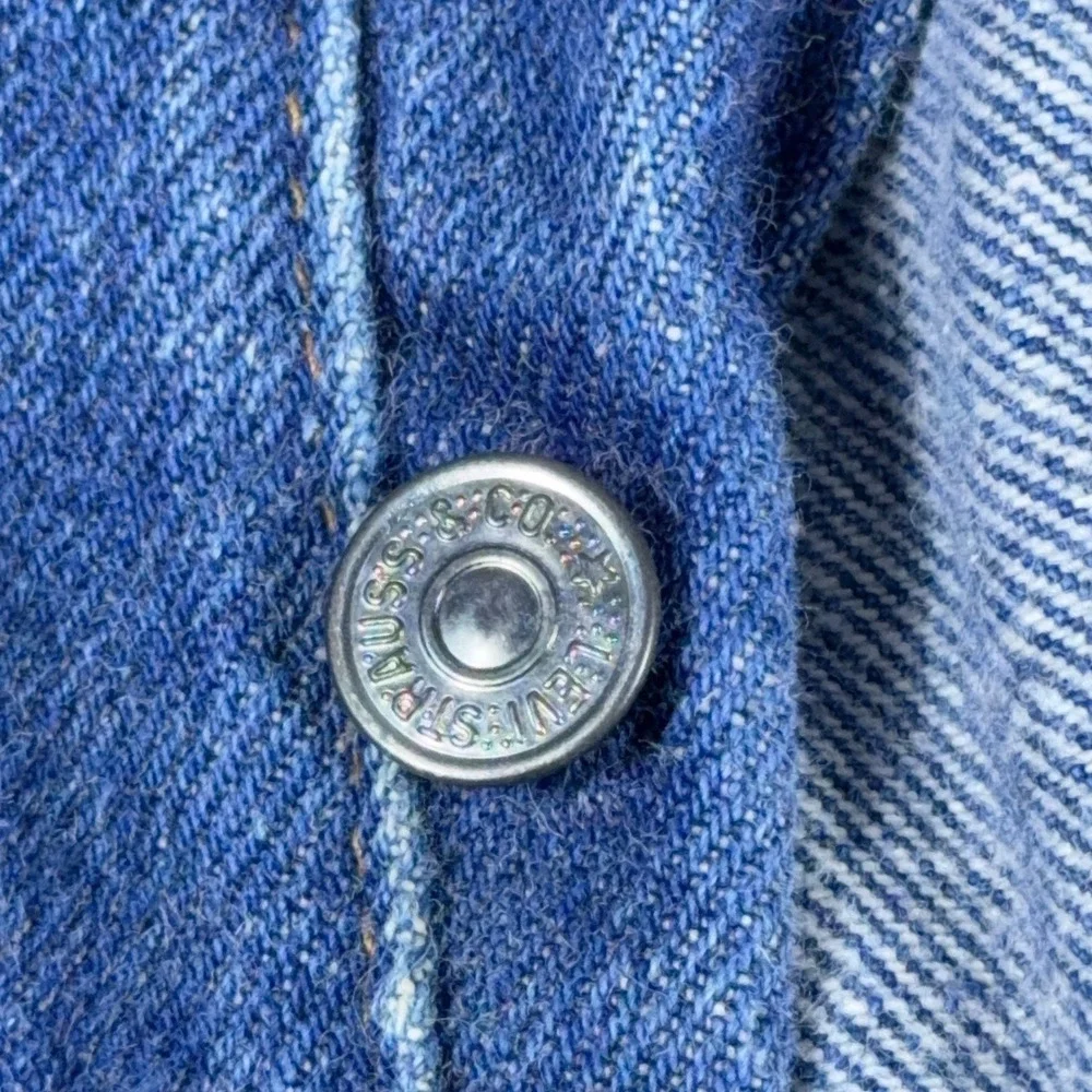Vintage Levis 501 Mens Button Fly Blue Denim Jeans 36x34 Made in USA
